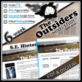 THE OUTSIDERS Unit Plan - Novel Study Bundle (S.E. Hinton)