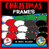 OVAL CHRISTMAS BORDERS AND FRAMES CLIPART DECEMBER