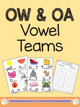 Preview of OW & OA Vowel Teams