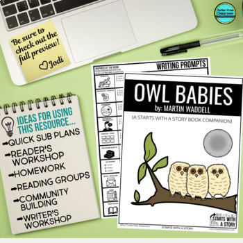 OWL BABIES ACTIVITIES read aloud lessons WRITING PROMPTS ...