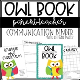 OWL Communication Binder - Editable