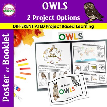 Preview of OWLS Animal Research Project | Animal Research Template