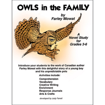 Preview of OWLS IN THE FAMILY - A NOVEL STUDY Gr. 3-6