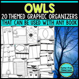 OWLS READING COMPREHENSION Activities ANY BOOK Worksheets 