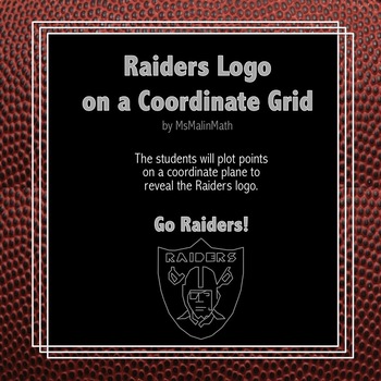 Oakland Raiders Logo on the Coordinate Plane by MsMalinMath