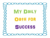 Oath/Pledge for Success