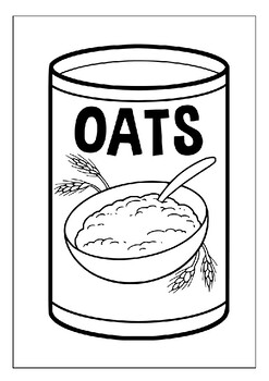 Oatmeal-Themed Coloring Pages: Fostering Artistic Talents and Wellness