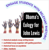 Obama Eulogy for John Lewis Rhetorical Analysis Essay + Wr