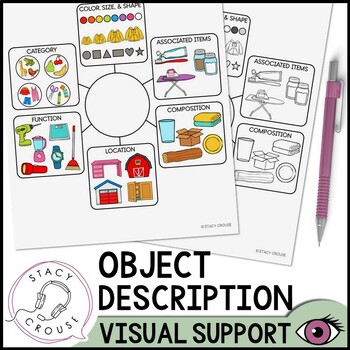 Preview of Object Description Visual Support for Speech Therapy Features and Attributes