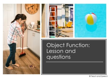 Preview of Object Function Boom Cards: Lesson and Questions