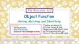 Object Function Categorization: Sort, Match, Identify, Col
