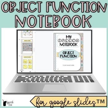 Preview of Object Function Digital Interactive Notebook Activities 