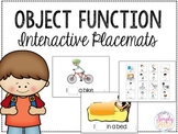 Object Function Interactive Placemats