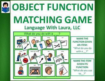 object function matching game speech therapy and autism tpt