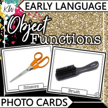 Preview of Object Functions Speech Therapy Flashcards
