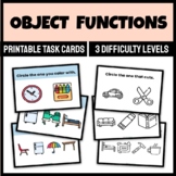 Object Functions Speech Therapy Task Cards