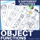 Object Functions Vocabulary Worksheets 