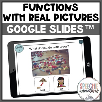 Preview of Object Functions with Real Pictures for Google Slides™