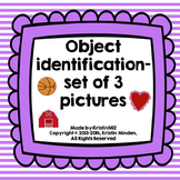 Object Identification-set of 3