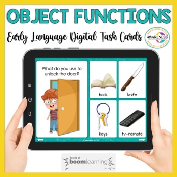 Preview of Identify Object functions | Speech Therapy Boom Cards Activity