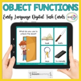 Identify Object functions | Speech Therapy Boom Cards Activity