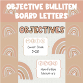 Objective Bulletin Board Letters