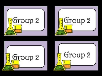 Preview of Science Lab Name Tags