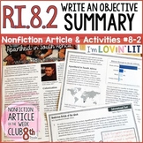 Objective Summary RI.8.2 | Apartheid in South Africa Article #8-2