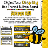 Objectives Board: Bee Themed