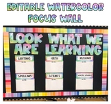 Learning Objectives Display | Focus Wall | Bulletin Board 