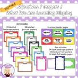 Objectives / Targets / What We Are Learning Editable Displ