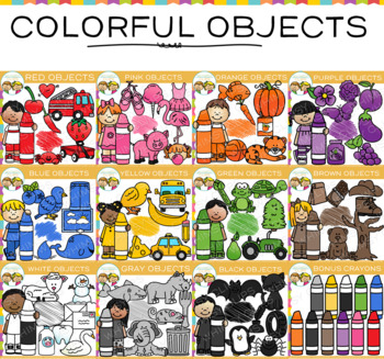 colorized clipart collection