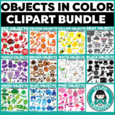 Objects in Color Moveable ClipArt Bundle for ESL Activities