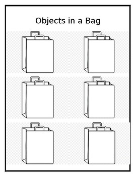 Preview of Objects in a Bag Worksheet