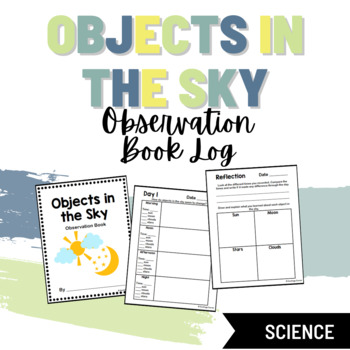 Preview of Objects in the Sky - Day and Night - Observation Book/Log