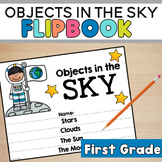 Objects in the Sky First Grade Flipbook About Stars, Cloud