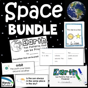 Preview of Objects in the Sky Make Patterns Space 1st Grade Science BUNDLE