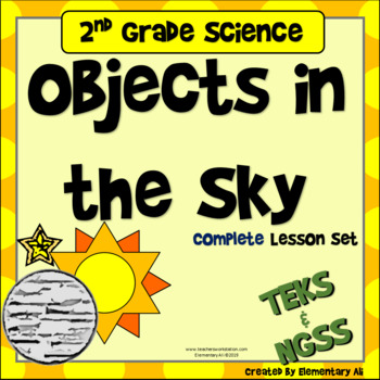 Preview of Objects in the Sky & Moon Phases: 2nd Grade Complete Lesson Set