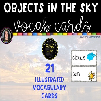 Preview of Objects in the Sky Sorting Cards