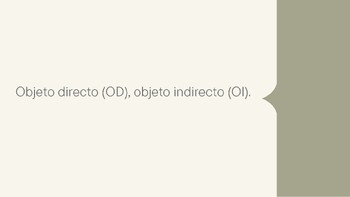 Preview of Objeto directo y objeto indirecto