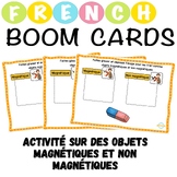 Objets magnétiques et non magnétiques French Science Boom Cards