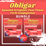 Obligar - Spanish Irregular Past Tense Verb Conjugation Bundle