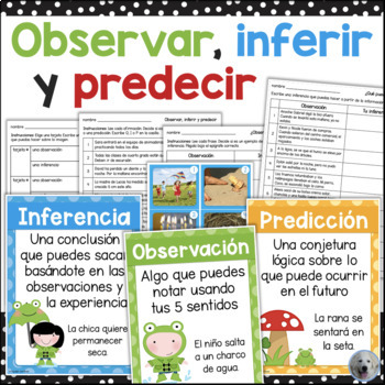Preview of observaciones inferencias predicciones SPANISH Observations Prediction Inference