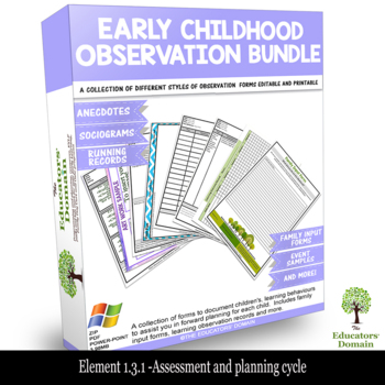 Preview of Observation Early Childhood