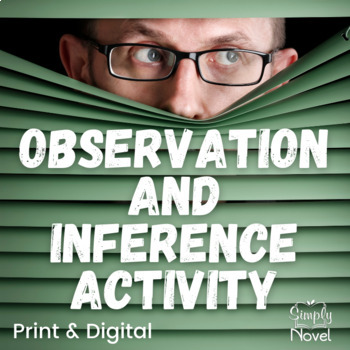 Preview of Observation, Inference, and Prediction Lesson & Image Interpretation Activity