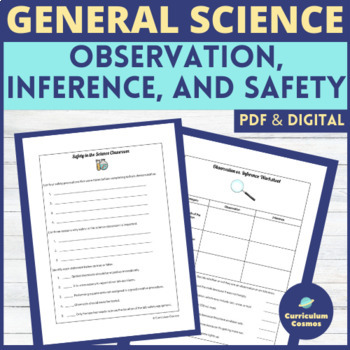 Preview of Observation, Inference, and Science Safety Activity for Middle School