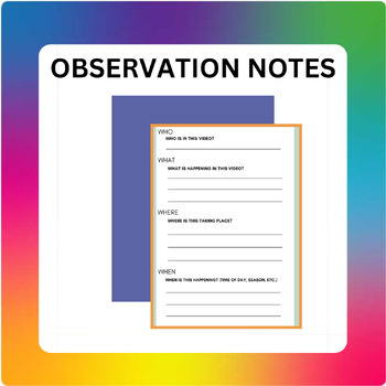 Preview of Observation Notes