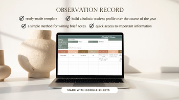 Preview of Observation Record