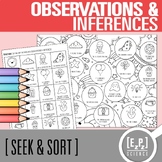 Observation and Inference Card Sort Activity | Seek and So
