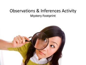 Preview of Observation and Inference Science Class Activity
